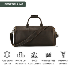 Vagabond Pro Leather Convertible Duffle