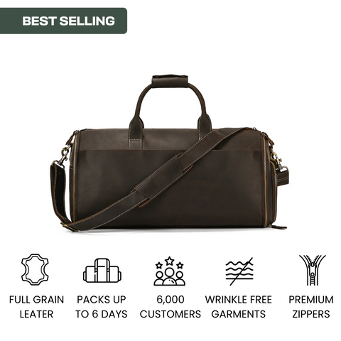 Vagabond Pro Leather Convertible Duffle
